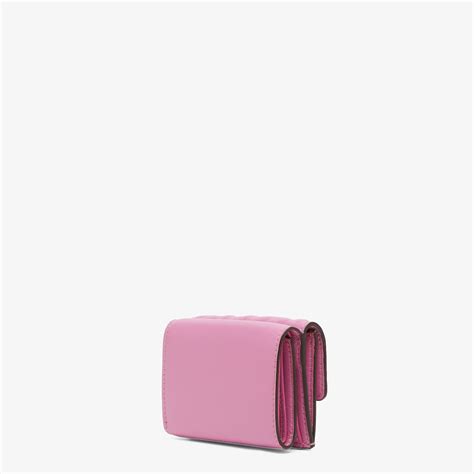 portafoglio fendi rosa|Micro Trifold Baguette .